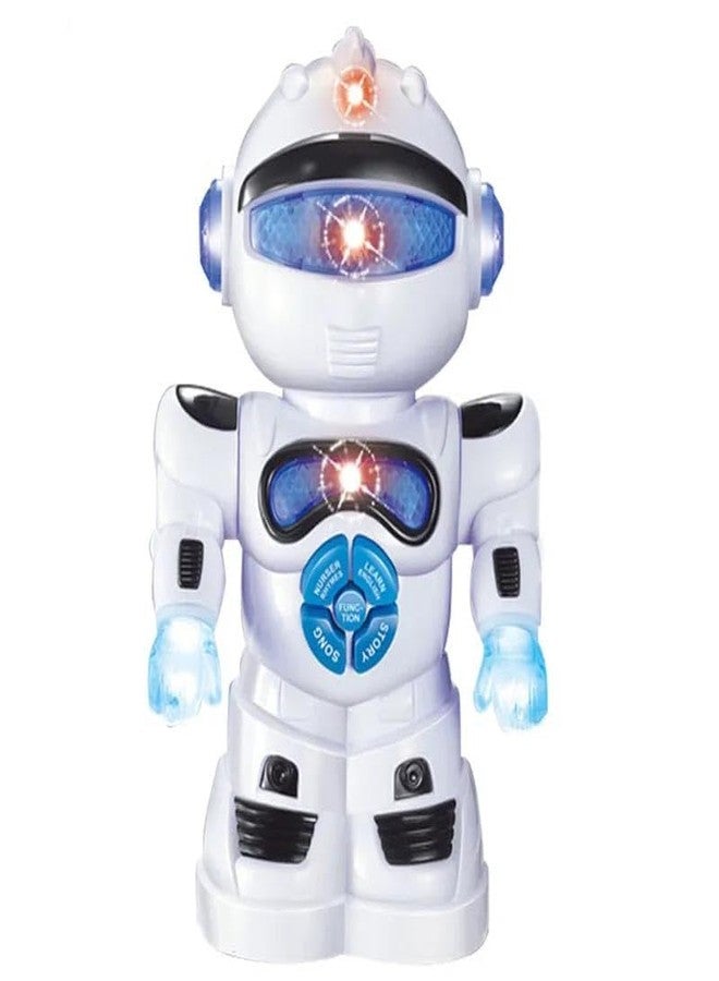 Braintastic Intelligent Smart Learning Robot, 360 Degree Dancing Toy, 3D Lights & Music with Functions Like English Learning, Storytelling, Nursery Rhymes etc for 3+yrs Kids - Image 2